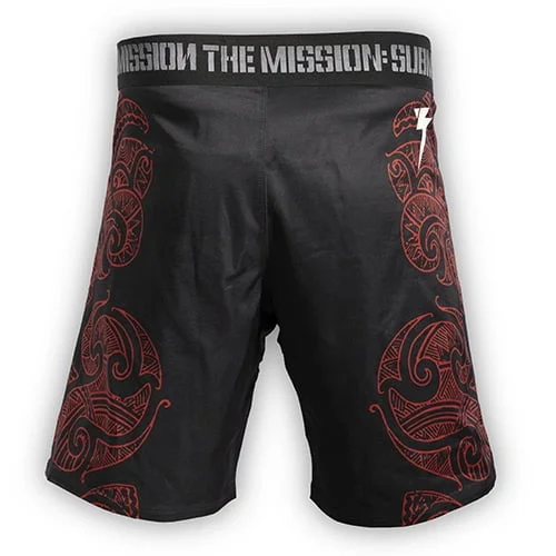 black-grappler-shorts-fight-shorts-redline-storm-kimonos-back black-grappler-shorts-fight-shorts-redline-storm-kimonos-back