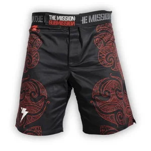 black-grappler-shorts-fight-shorts-redline-storm-kimonos-front