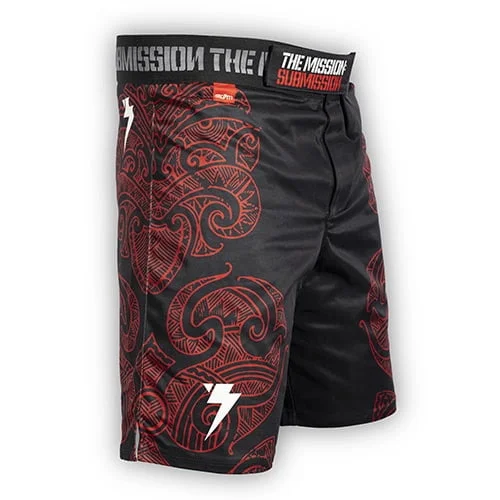 black-grappler-shorts-fight-shorts-redline-storm-kimonos-side black-grappler-shorts-fight-shorts-redline-storm-kimonos-side