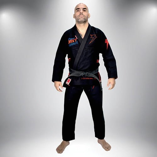 black-jiu-jitsu-gi-storm-kimonos-stealth-357-featherlite-front